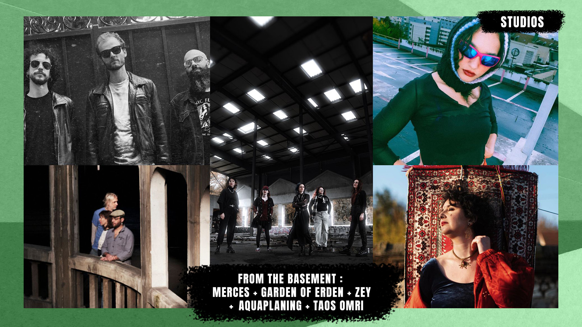 MERCES + GARDEN OF ERDEN + ZEY + AQUAPLANING + TAOS OMRI