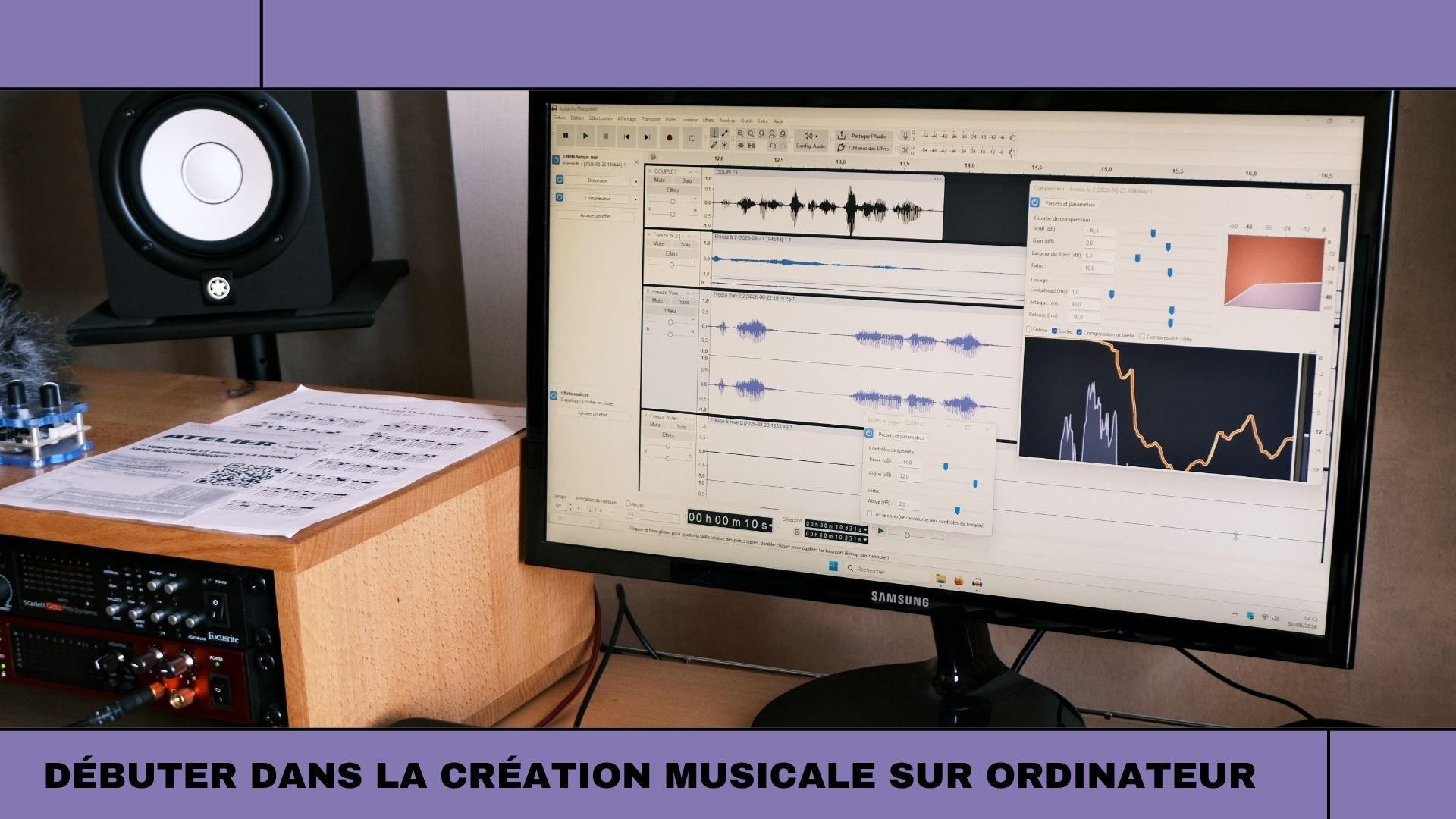DÉBUTER DANS LA CRÉATION MUSICALE SUR ORDINATEUR